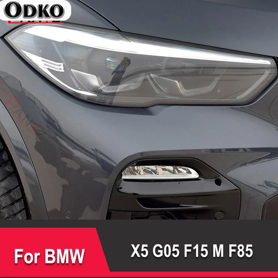 Pre BMW X5 G05 F15 M F85 2014-2022 Ochranná rekonštrukcia svetlometového filmu CAR OCHRANY