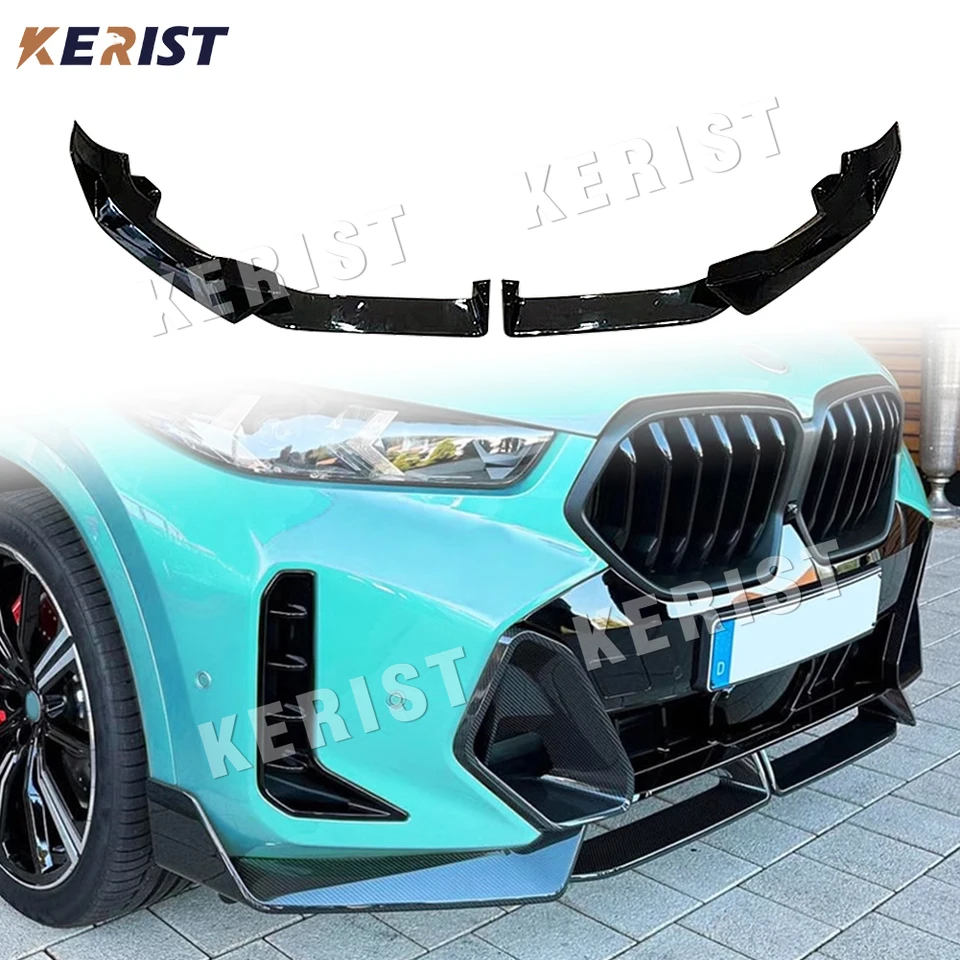 Pre BMW X6 G06 2023-2024 Predné pery Splitter Spoiler Lip Spoiler Wing Glossy