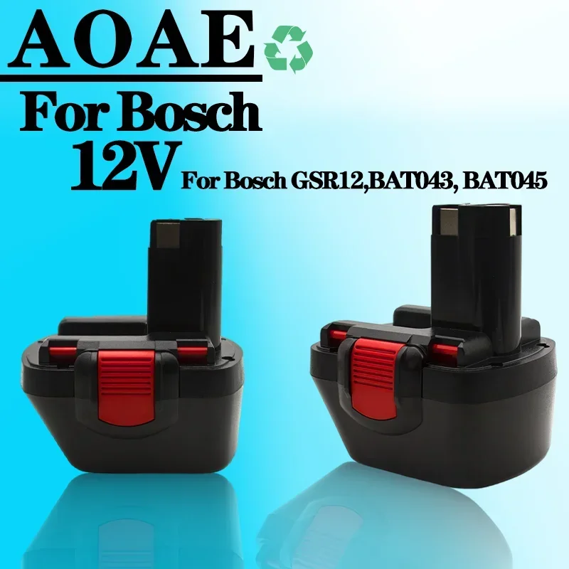Pre Bosch 12V 12800MAH PSR Nabíjateľná batéria 12V 12,8AH AHS GSB GSR 12 VE-2 BAT043 BAT045 BAT046 BAT049 BAT120 BAT139