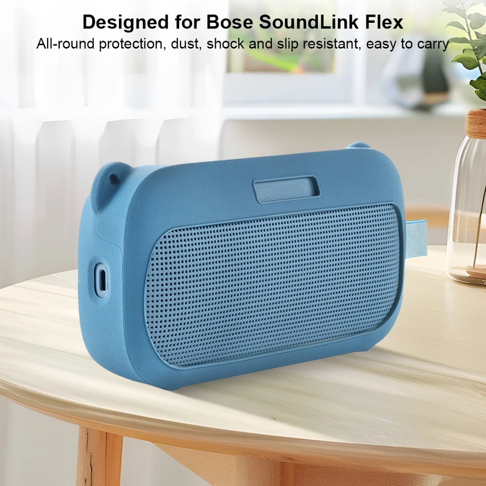Pre Bose SoundLink Flex BT prenosný reproduktor Silikónový ochranný kryt cestovný ochranný prepravný prepravujúci puzdro na ochranu kožného rukávu