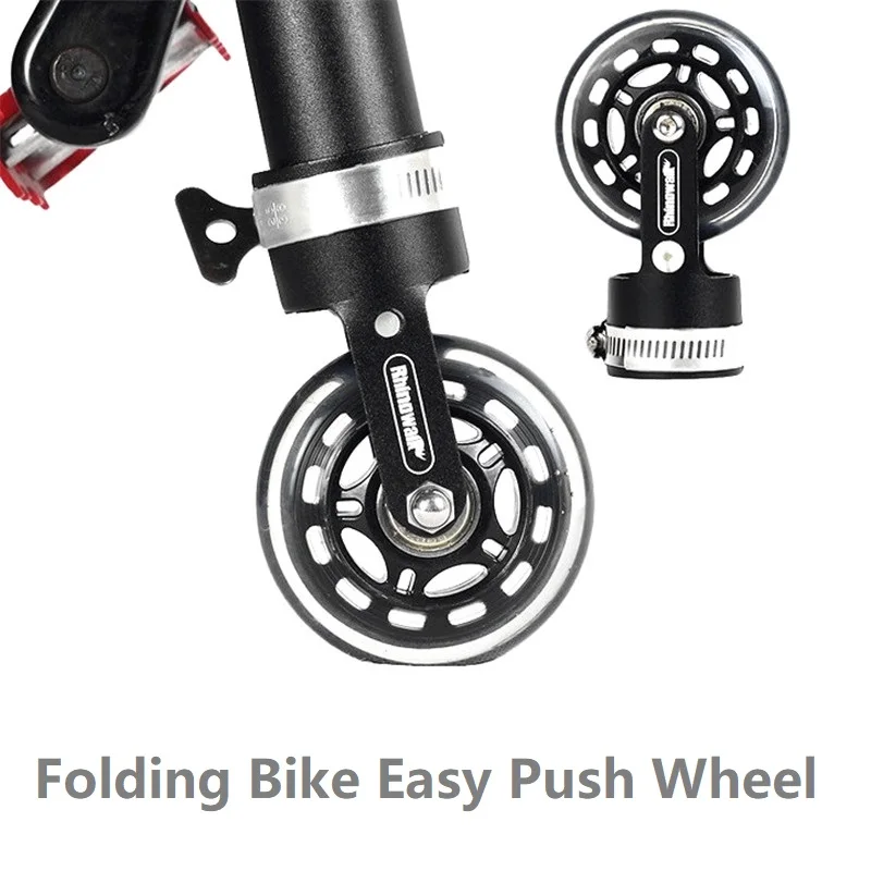 Pre Brompton Skladacie bicykle Easywheel Da-Hon Bicycle Posuvné sedadlo kolesa, ktorý pomáha prenosný diel na skladací bicykel Salfing Bicycle