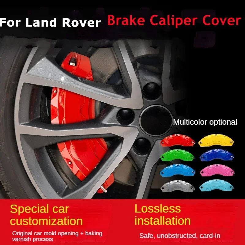 Pre brzdový strmeň Land Rover Car Caliper Cover Hliník predný zadný fit Rang Rover Freelander Evoque Defender Discovery 3 5 Sport
