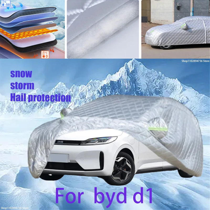 Pre BYD D1 Outdoor Bottan Zhustej markízy pre automobil Anti Hail Protection Snow Snow Snow Sunshade Neploorne odolný voči prachu