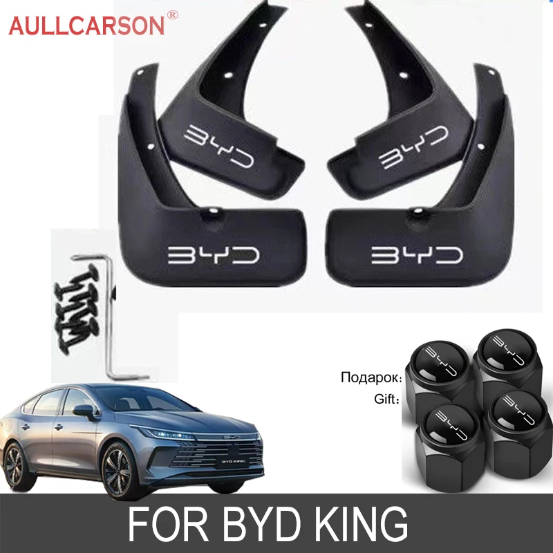 Pre Byd King 2024 2025 bahenný klapka Mudflap predný zadný blatník anti-splash blackguards Special Guard Splash Doplnky 4 kusy