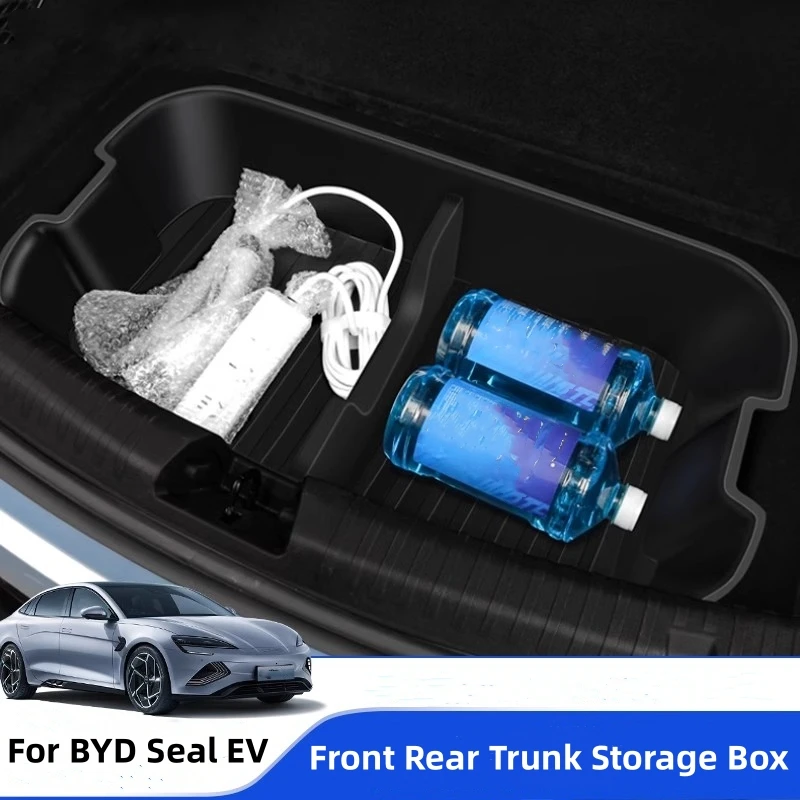 Pre BYD SEAL EV predný kmeň skladovací box TPE Zadný kufr Organizátor podnosový automobil Interiérové ​​ukladanie príslušenstva