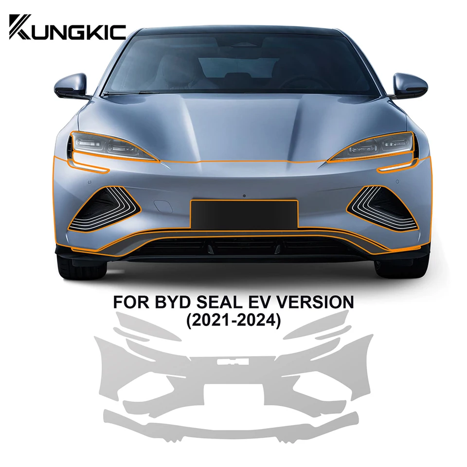 Pre BYD SEAL EV Verzia 2021 2022 2023 2024 TPU Ochrana farby Film Film Car Body Sticker Anti-Scratch Ochranné príslušenstvo PPF