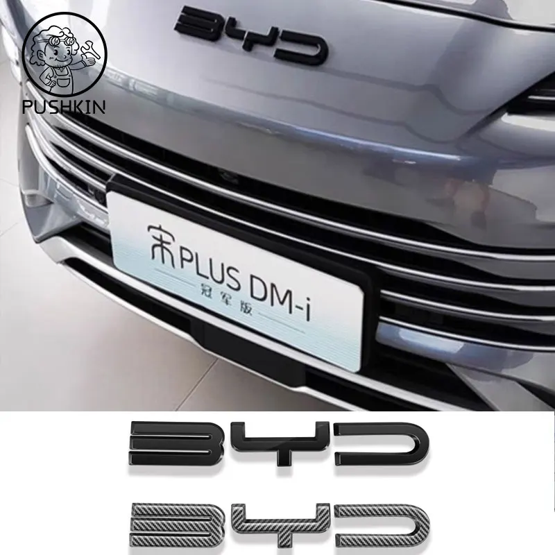 Pre BYD tesnenie 6 ev pečať U 2024 2025 Príslušenstvo auto predný zadný nárazník znak odznak nálepky čierneho uhlíka Logo REPIT NAPRAVA