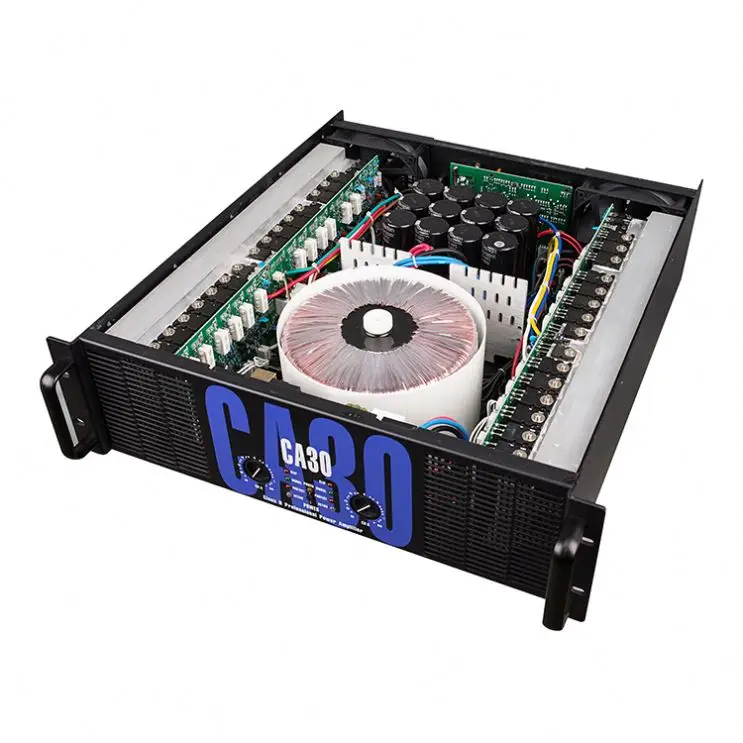 Pre CA68 Power zosilňovač 2Channels Amplify 3U 2U pre profesionálnu scénu show KTV 1800W Audio Power