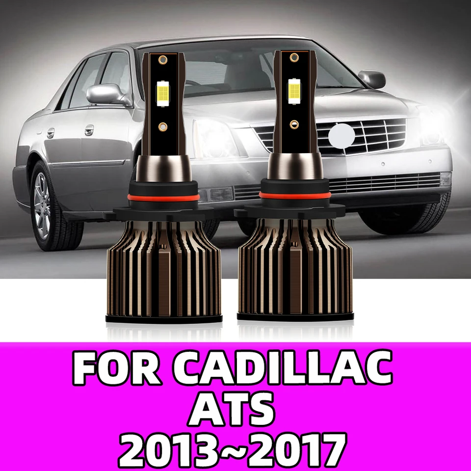 Pre Cadillac ATS 2013 2014 2015 2016 2017 LED 9012 HIR2 HIR2 Svetlometka Automatické turbo ventilátorové žiarovky 12V CSP 3570 Chips 20000LM