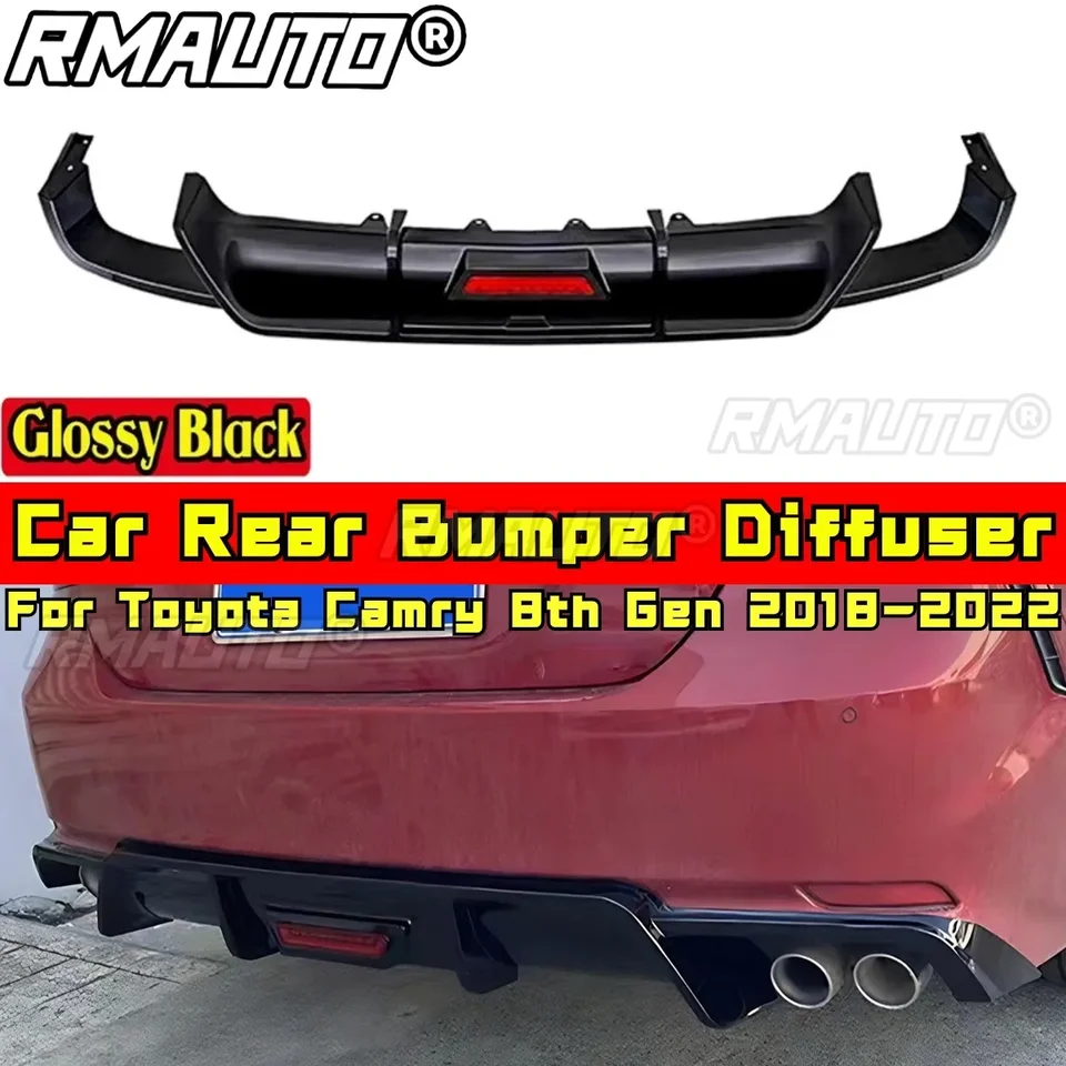 Pre Camry 8. Gen Body Kit zadný nárazník SPOLER APRRON Zadný nárazník pre Toyota Camry 8. Gen 2018-2022 Príslušenstvo automobilu