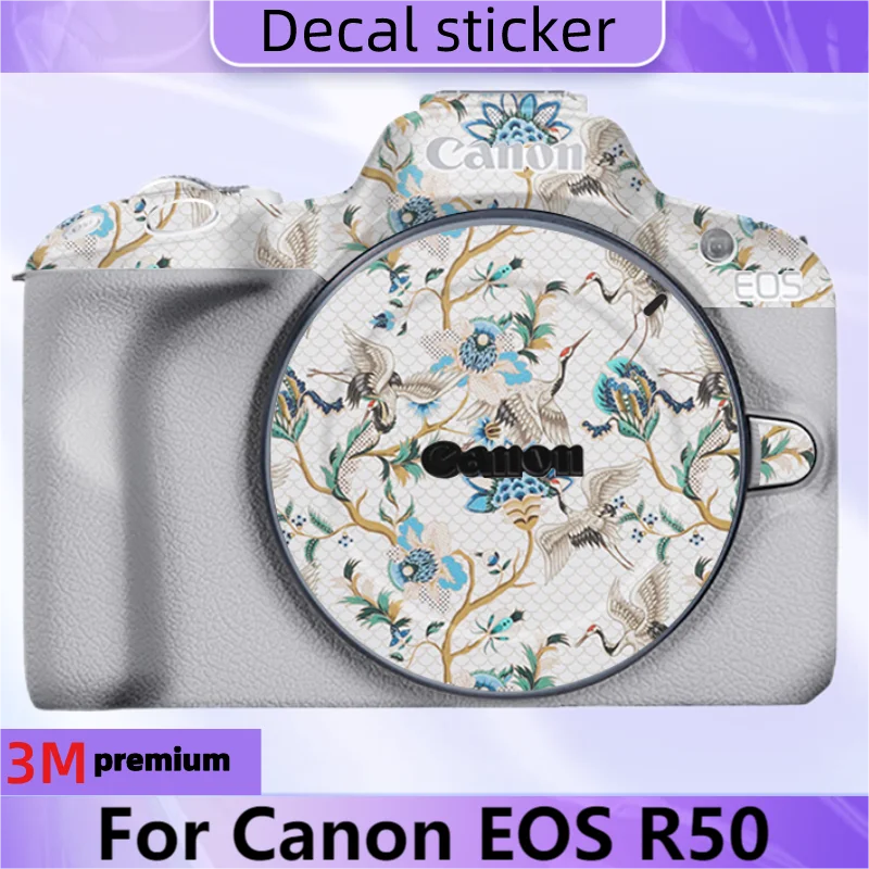Pre Canon EOS R50 Camera Body Sticker Ochranné kožné nálepky vinylový fól proti škrabke