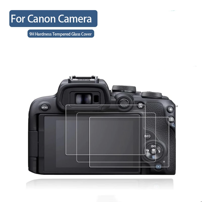 Pre Canon RP R8 R7 R6 R5 R10 R M50 m3 Temperovaný sklenený chránený chránič LCD obrazovky LCD Cover Screen Protect Scratch Camera Ochrana