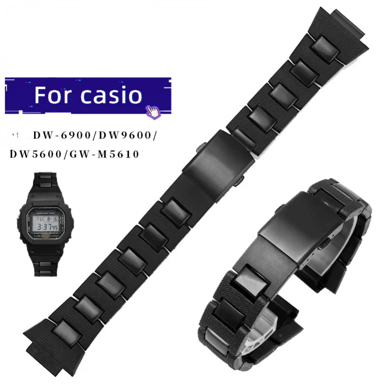 Pre Casio G-Shock DW-5600 DW6900 DW9600 GW-M5610 Čierny plastový hodinkový popruh konvexný ústa 16 mm mužov Men Men Men Men Men Men Men Men Men Men Men Men Men Men Men Men Men náramok