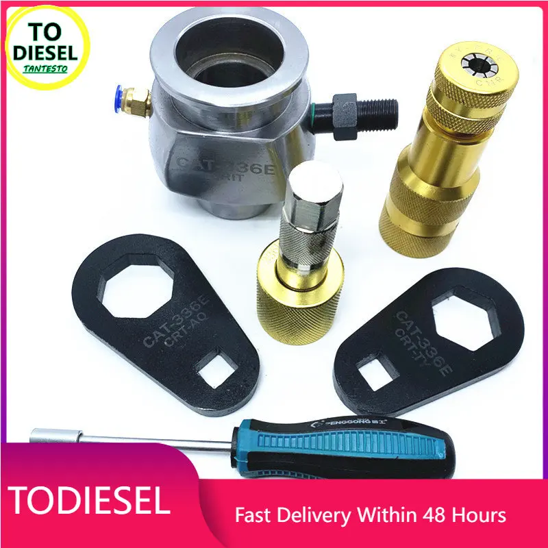 Pre Cat 336E 456-3493 Diese Common Rail Injector Demassemble Tool AHE ADERATRON OLE Návrat Adaptéra Adaptér Adaptér