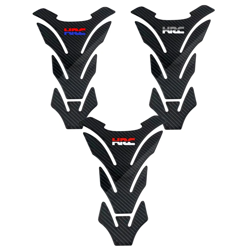 Pre CBR1000 600RR CB400 CB750 CB1300 Hornet HRC Logo Skutočné nálepka na chránič nádrže na uhlíkové vlákno