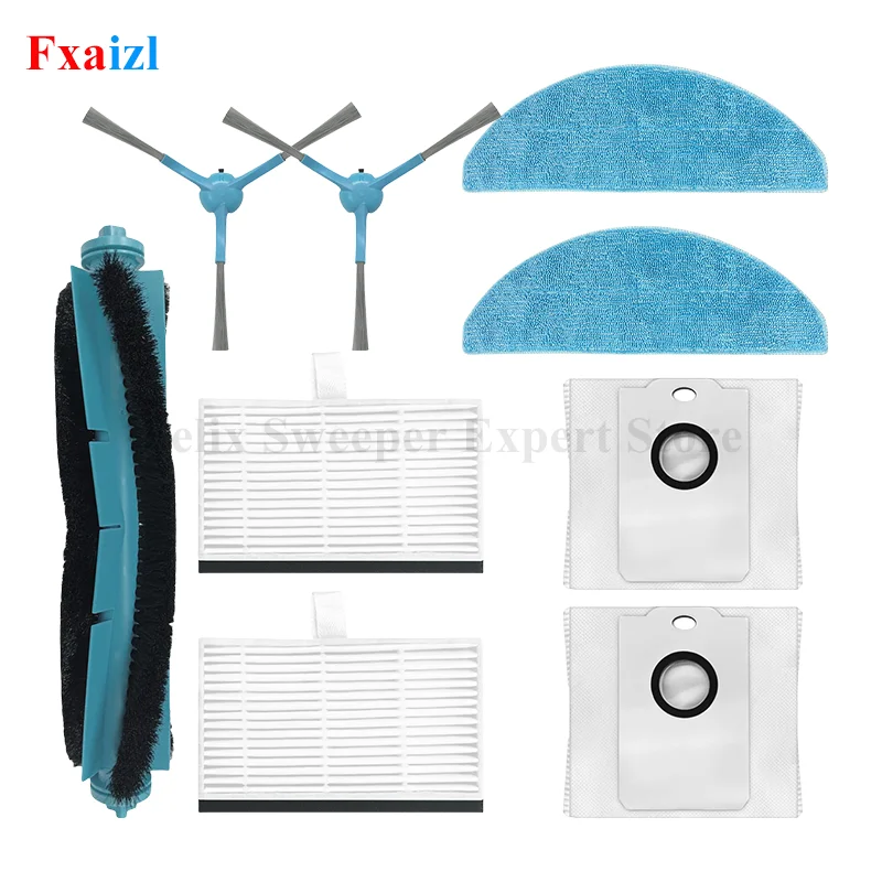 Pre Cecotec Conga 7490 nesmrteľné / 8290 Nesmrteľné vysávače náhradné diely Náhradné diely Hlavná bočná kefka filter mop prach vrecko Part Part