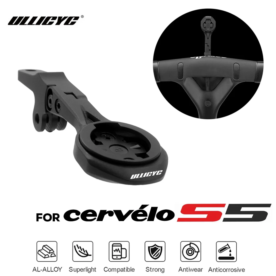Pre Cervelo S5 Aerobar integrovaný počítačový montáž riadenia kompatibilných s zliatinou hliníkovej hliníka GOPRO/GARMIN/BRYTON/WAHOO