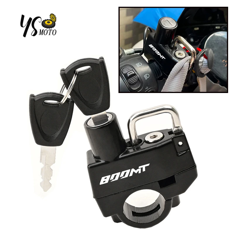 Pre CFMoto 800MT 800 MT MT800 2021-2022 22-28 mm Univerzálna motocyklová prilba prilba CLAP CLAP HOOK pre Moto Anti Theft Fixin