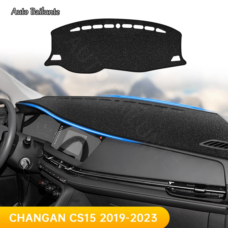 pre Changan CS15 2019 2020 2021 2022 2023 Kryt Dashboard Cover Dash doska Sun Shade Anti-UV Pad Príslušenstvo