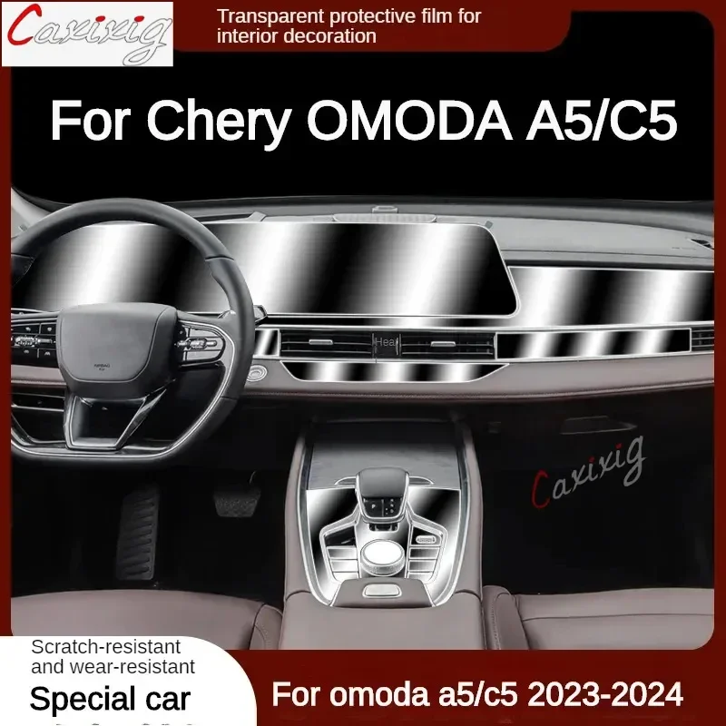Pre Chery Omoda A5/C5 2022-2024 Interiérový dashboard pre klavírnu dosku Centrum pre klavír