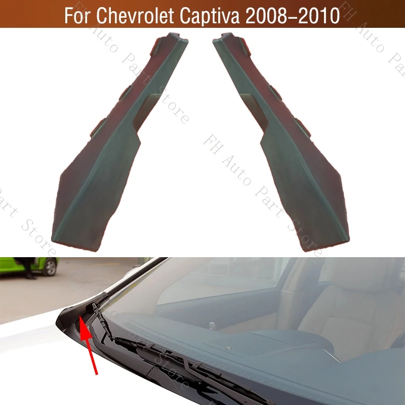 Pre Chevrolet Captiva 2008 2009 2010 Automobil predné čelné sklo rohový čapový panel Panel stierač bočného obkladu kryt