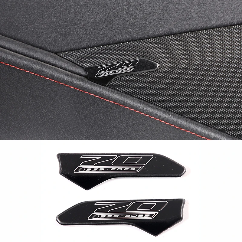 Pre Chevrolet Corvette C8 Stingray Z51 Z06 2020-2023 Zliatinové dvere automobilov Loudspeaker Audio reproduktor logo OBCHOD ORIDOVANIA TRIMOV
