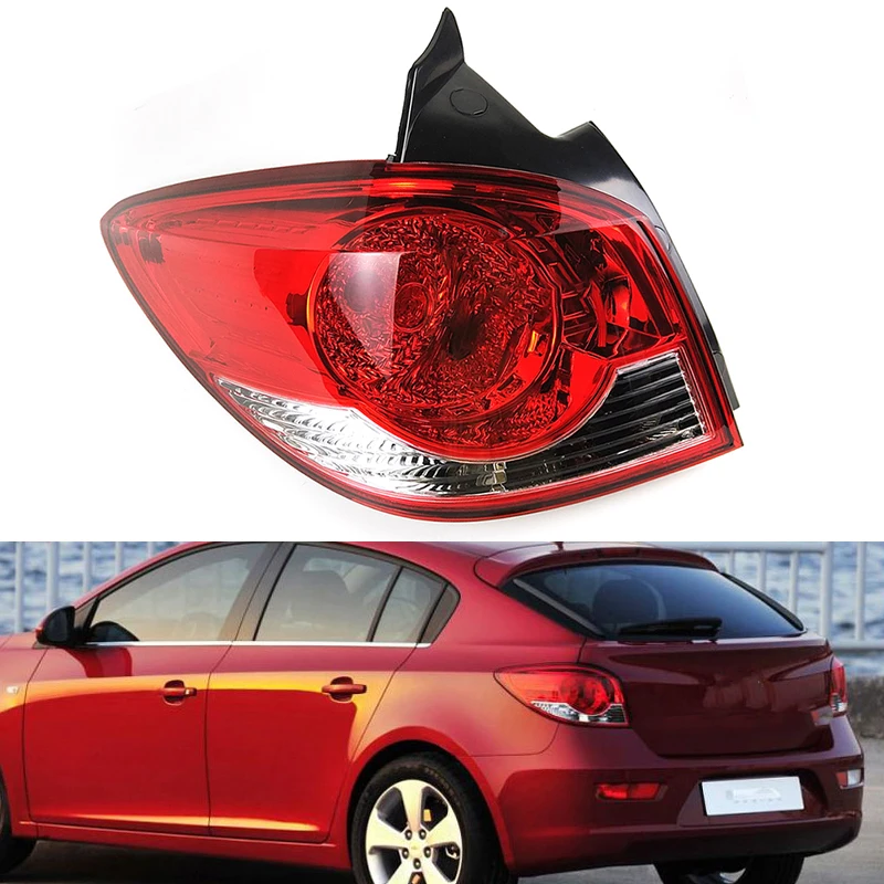 Pre Chevrolet Cruze Hatchback 2009-2014 Zadné chvostové svetlo Zadná výstražná brzda Hmlová hmla Svetla Signálna lampa Automobil