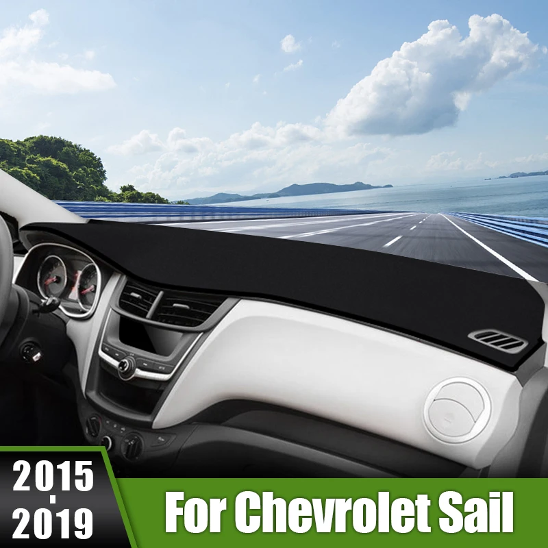 Pre Chevrolet Sail 2015 2016 2017 2018 2018 2019 Dashboard Dashboard Cover Panel Cover Cover Sun Shade Mads Vyhýbajte sa ľahkým podložkám anti-UV kobercov