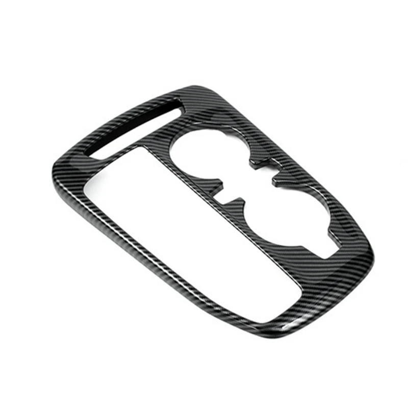 Pre Chevrolet Seeker Trax 2023 2024 Centrum riadiaci radiaci panel Panel Panel Cover Cover Cope Ráme Častia Časti ABS Carbon
