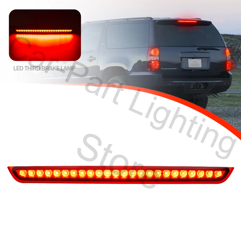 Pre Chevrolet Suburban Tahoe GMC Yukon XL 1500 2500 LED Strobe Tretia tretí tretí brzdový svetlo Zadné chvostové výstražné svetlá