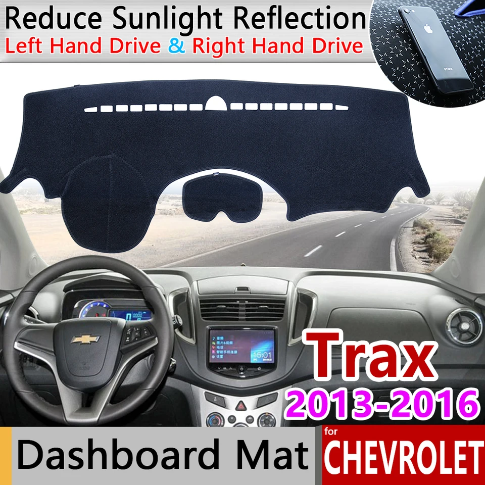 Pre Chevrolet Trax Tracker Holden 2013 2014 2015 2016 2016 Anti-Strip Mat Dashboard Cover Pad Sunshade Dashmat Carpet Carsory