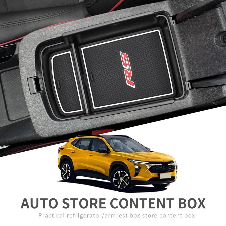 Pre Chevy Chevrolet Trax RS 2024 2025 Center Console Storage Box Tray Interior Tidyying Príslušenstvo