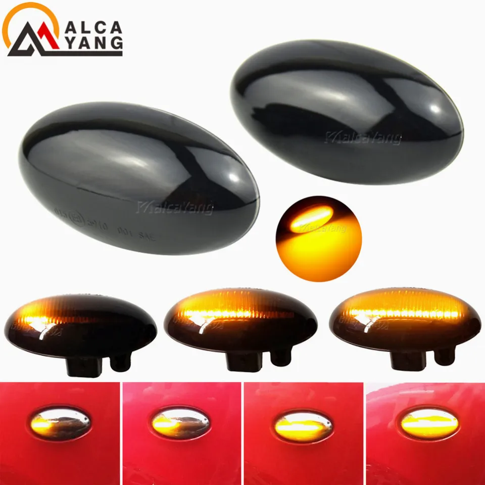 Pre Citroen C1 C2 C3 C4 C5 C6 XSara Picasso Berlingo Jumping LED Dynamic Turn Signal Side Marker Svetlo sekvenčný blinker