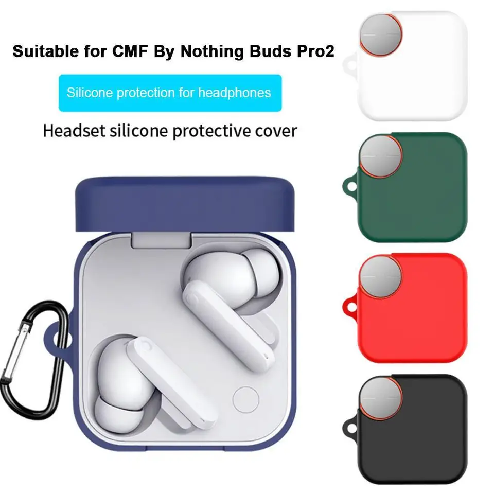 Pre CMF Budspro 2 Ochranné puzdro na slúchadlá Soft Silikone Lightweight Storage Puzdro Dust Practer pre CMF Budspro 2 príslušenstvo