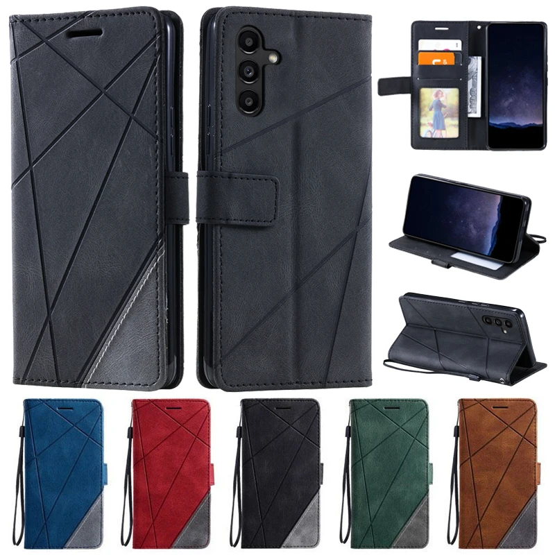 Pre Coque Samsung Galaxy A16 5G Cover Luxury Flip Wallet Leather Case pre Funda Samsung A16 A 16 5G SM-A166B A166E PASE
