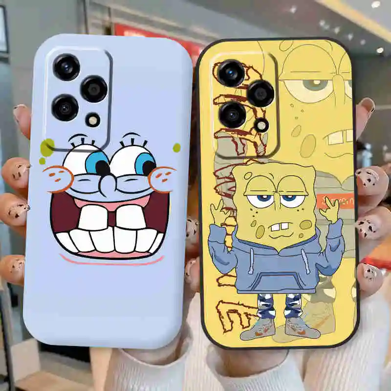 Pre cti 200 Lite Case SpongeBobs Squarepants Patrick Stars Cartoon Maľované mäkké silikónové fondy pre Honor 200lite Cover Coque