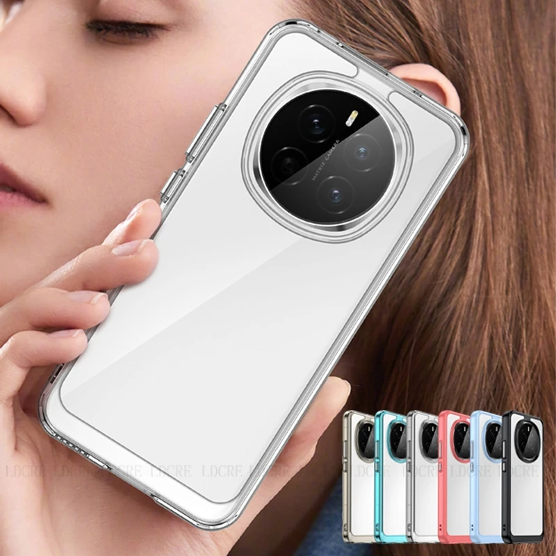 Pre cti Magic 7 Pro Case Cover Huawei Honor Magic 7 6 5 Pro Capas Shockproof Color Transparent Clear Fundas Honor Magic 7 Pro