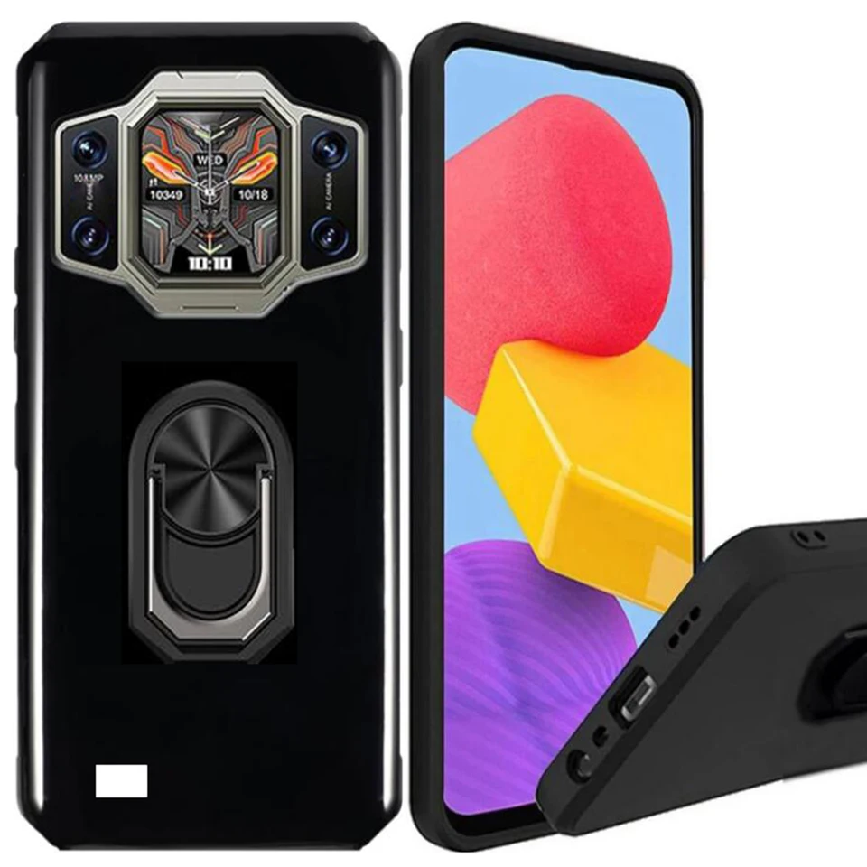 Pre Cubot Kingkong X Pro 2 v 1 držiteľa kruhu Soft Shock TPU Shock odolný v prípade Cubot Kingkong X Couqe Funda