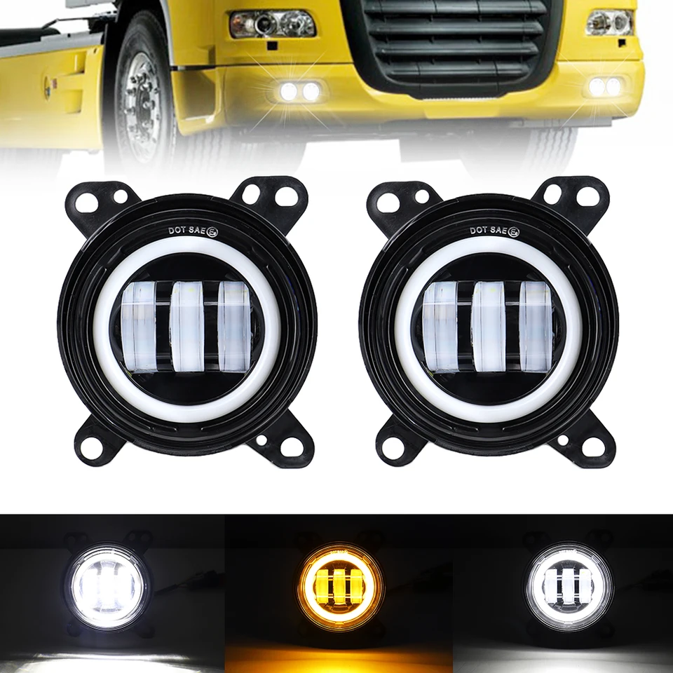 Pre DAF XF 105 LED hmlové svetlo pomocné svetlá DRL Truck žlté zákrutové signálne lampy Pracovná lampa