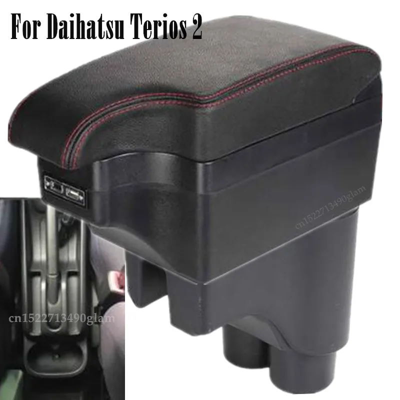 Pre Daihatsu Terios 2 kraskový krabica Centrálny obchod s obsahom Produkty Interiérová lakťová opierka na ukladanie príslušenstva Časti diely