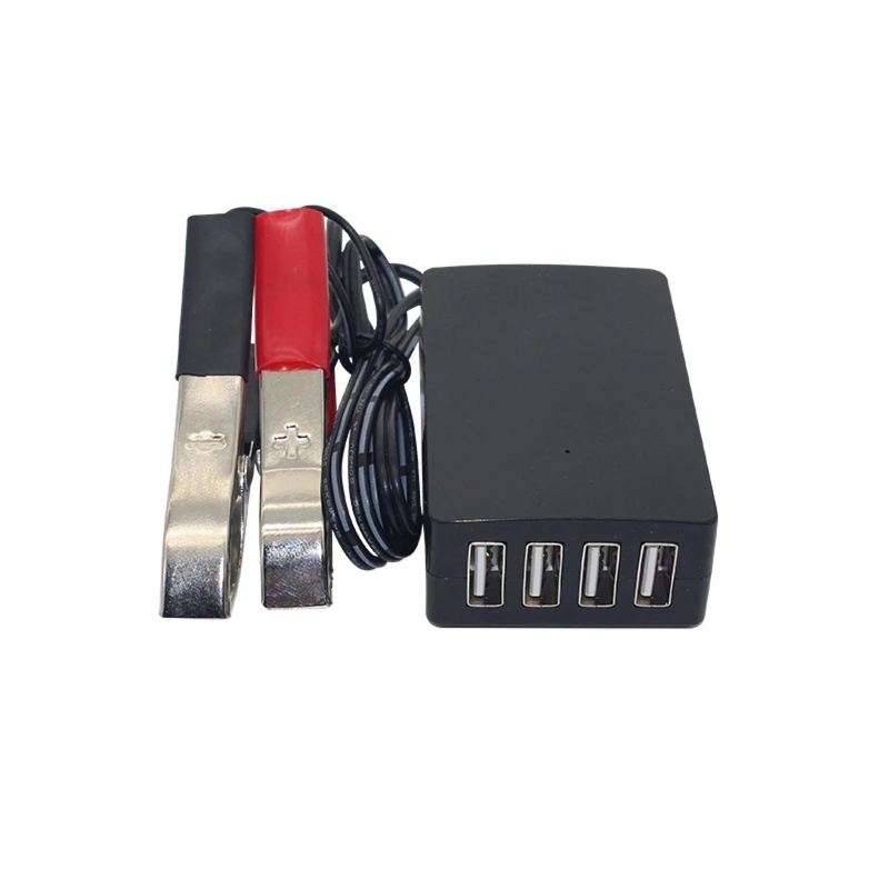 Pre DC Converter s sponou batérie 12V-24V až 5 V USB FAST 4 Porty automaticky identifikujte nabíjanie skratu