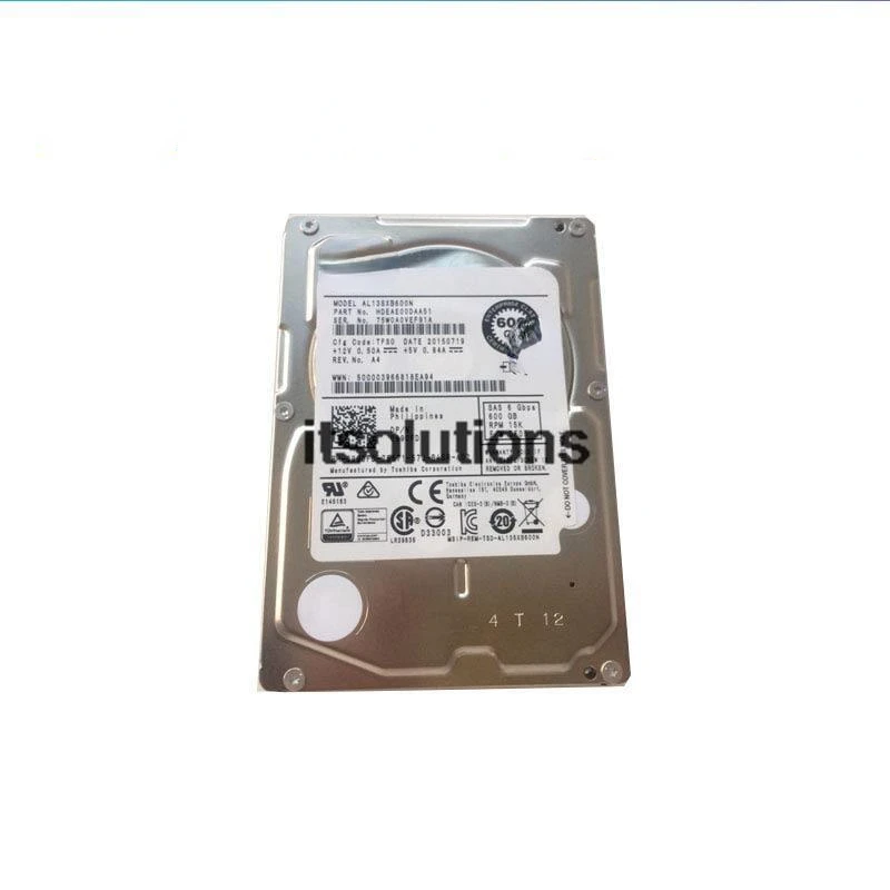 Pre Dell AL13SXB600N 0990FD 600G SAS 15K 2,5 6 GB Server Pevný disk Server