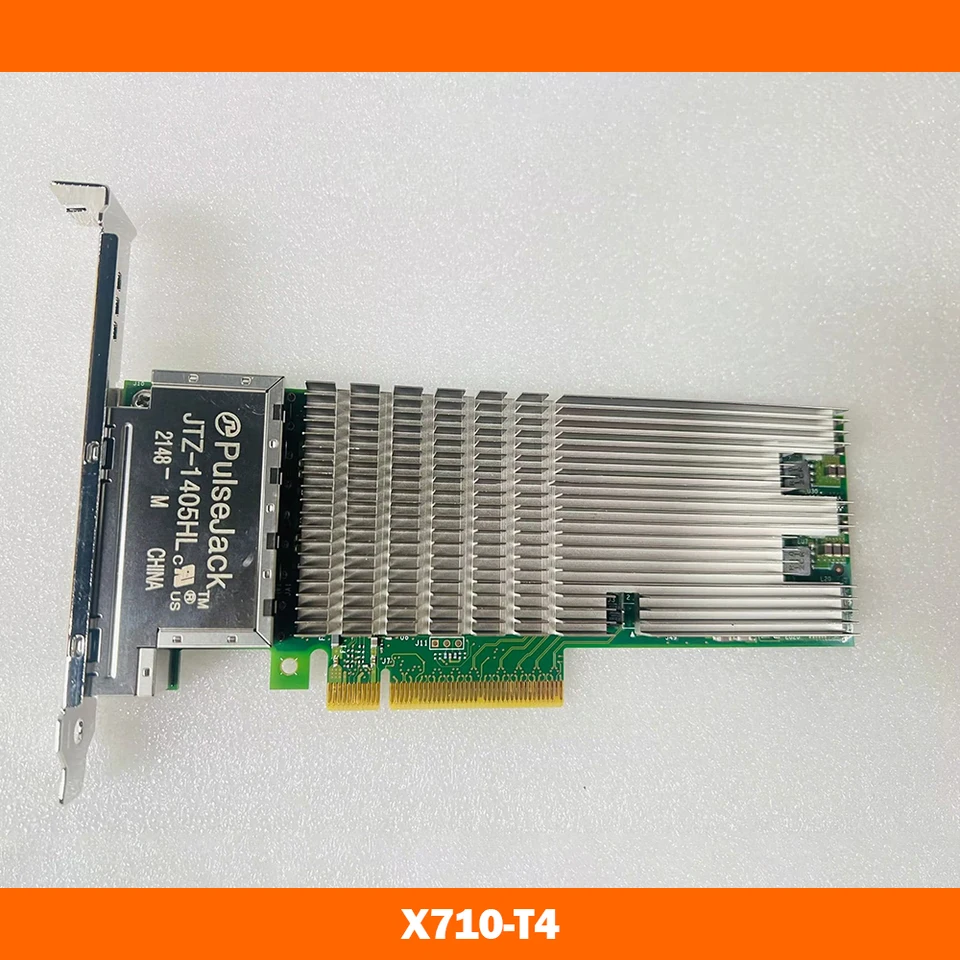Pre Dell Four-Port 10-Gigabit Network Adapter RJ45 Ethernet Adapter 0K5V44 X710-T4