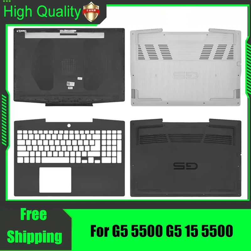 Pre Dell G5 5500 G5 15 5500 LCD zadné veko zadný kryt predného rámu Palmrest Palmrest Horná spodná spodná časť Zasky