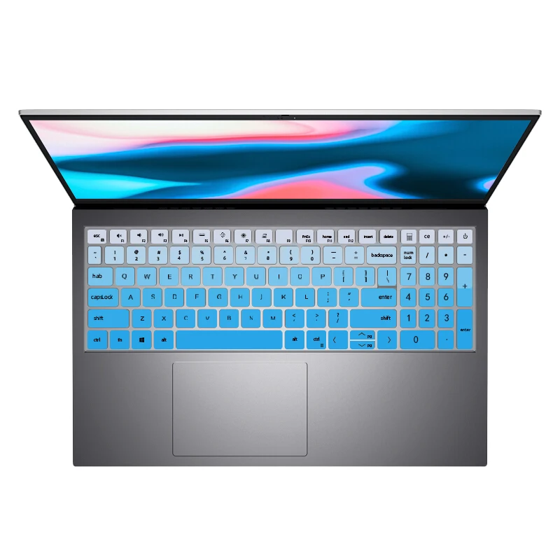 pre Dell Inspiron 15 (2022) 3525 3520 5510 5515 5518 7510 3510 3511 3515 2022 15,6 palca Silikónový kľúča Koža Koža Klávesnica Koža