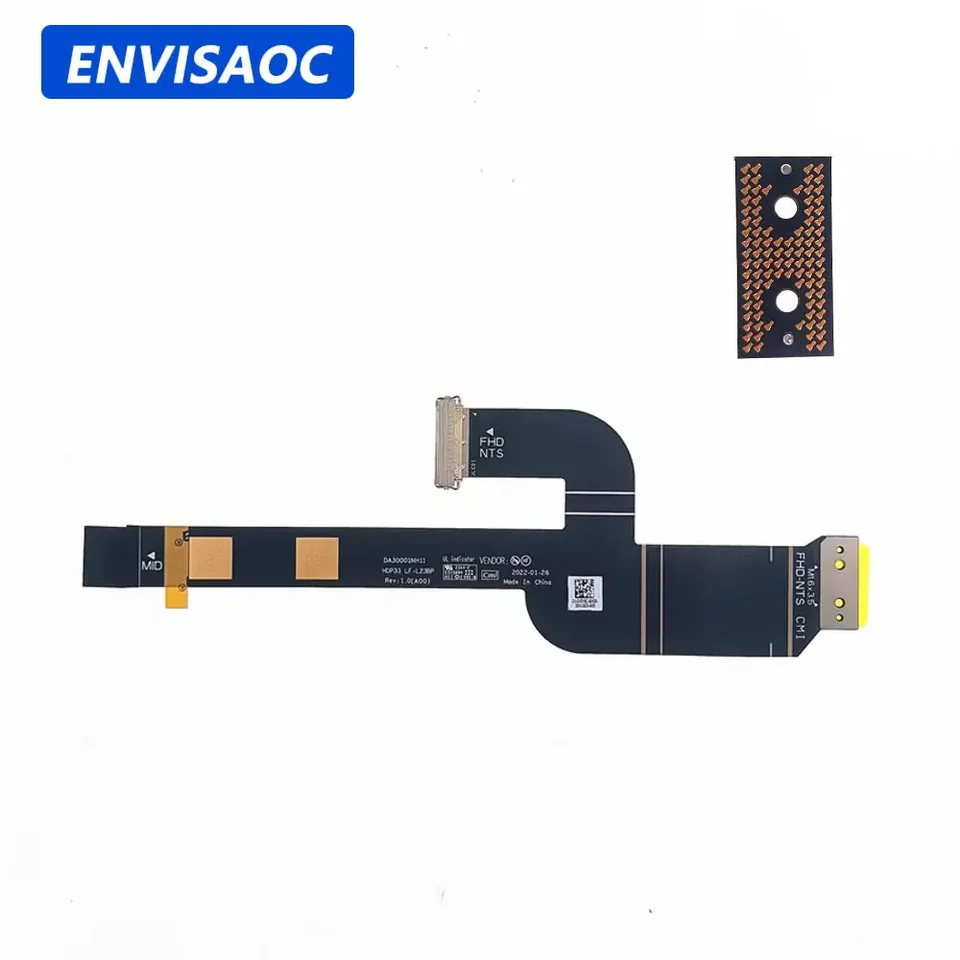 Pre Dell XPS 13 9315 2-v-1 2022 Video obrazovka LCD LED displej Ribbon Flex kábel Coupler 0V0Y8C HDP33 LF-LF-L23BP 00MPRF