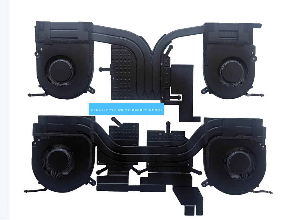 Pre Dell XPS 14 9440 UMA DIS FAN FAN FANDING 0256J1 091DY0