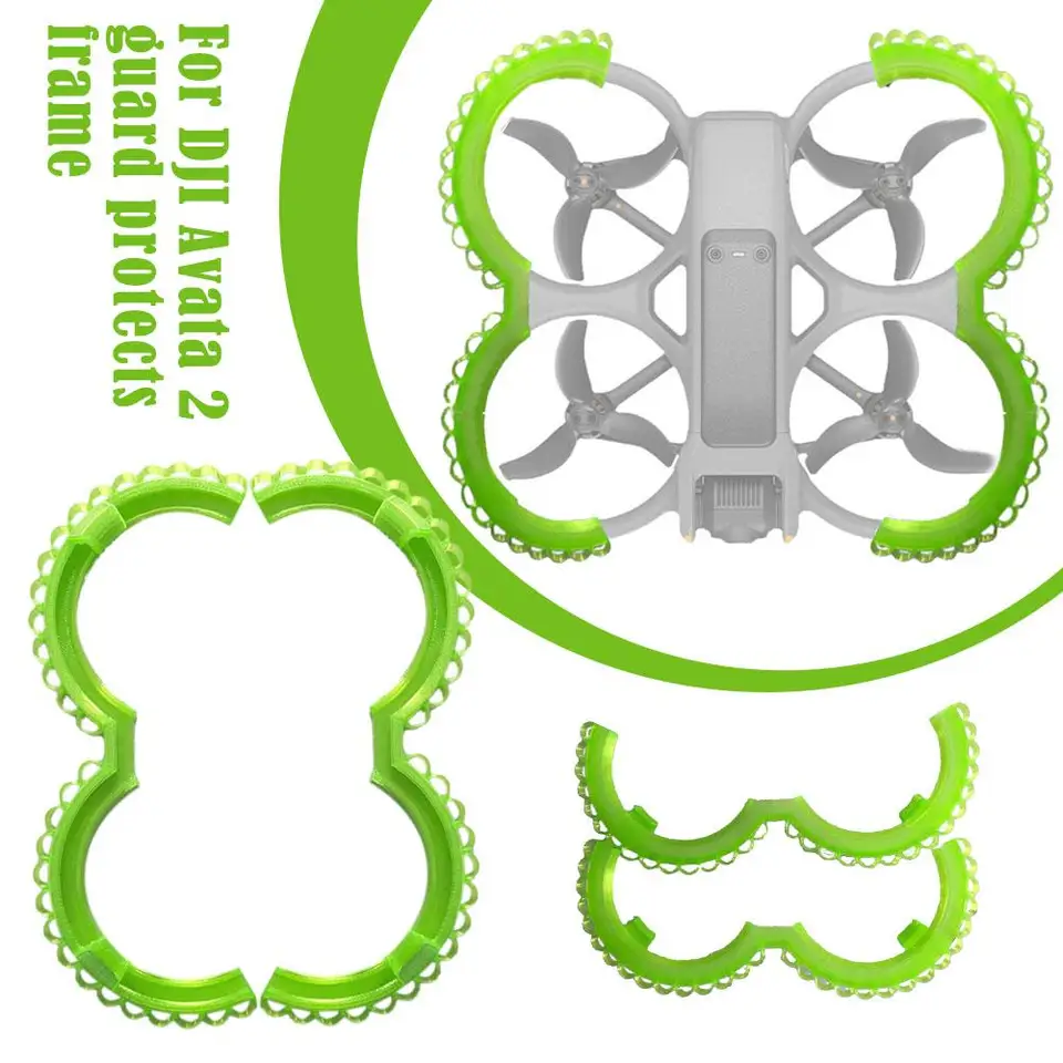Pre DJI Avata 2 vrtuľový strážny ochranný nárazník Rings Rings Propeller Anti-Drop Lightweight Protection Cover pre Avata AC B3U1