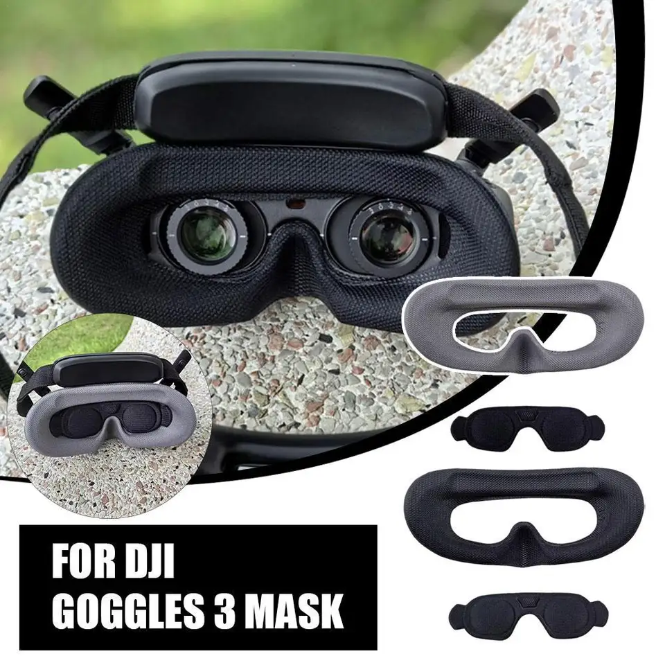 Pre Dji Goggles 3 lietajúce okuliare 3 Masky pre avata 2 očné masky pohodlné a anti-svetlo únikové letecké súpravy