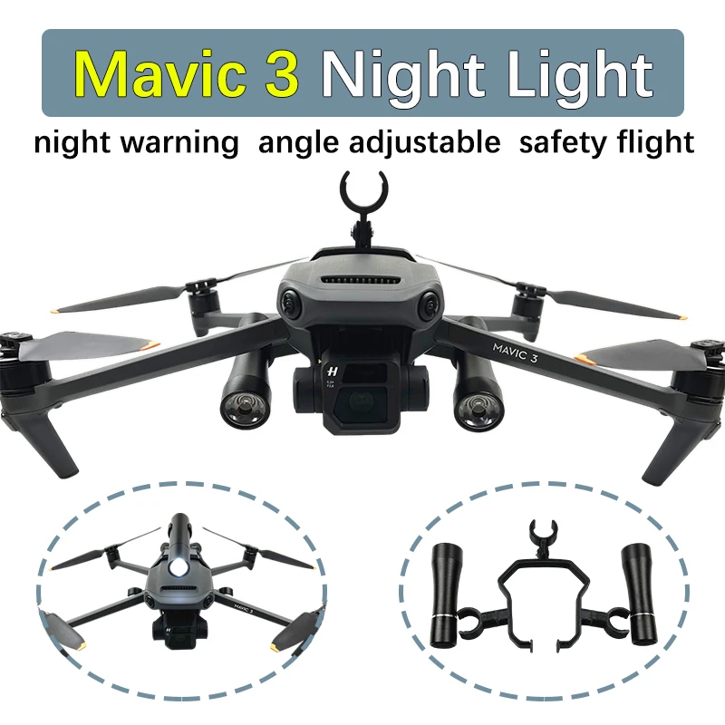 Pre DJi Mavic 3 Cine Master Edition Dron Night Flight Svietidlo LED LED LED Lighting Lighting Lamp s predĺženou konzolou